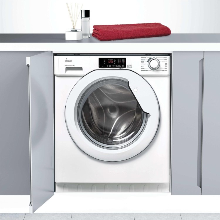 Hoover H-Wash 300 9kg 1400rpm Integrated Washing Machine - White