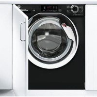 Refurbished Hoover H-WASH 300 HBWS49D3ACBE/80 Integrated 9KG 1400 Spin Washing Machine Black