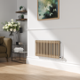 Cleopatra Horizontal Smart Electric Radiator with Wi-Fi Thermostat - 1.2KW - H400xW830 - Bathroom Safe