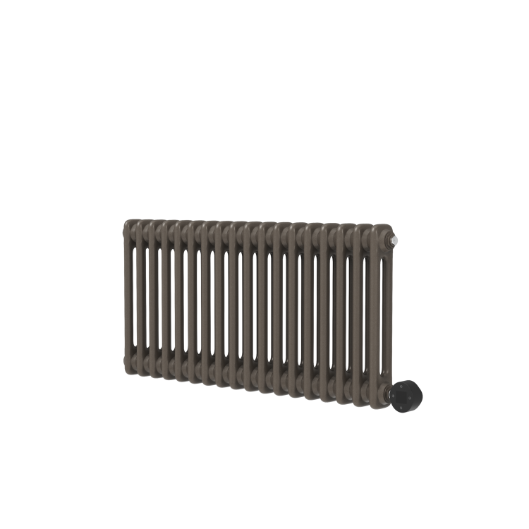 Russet Horizontal Smart Electric Radiator with Wi-Fi Thermostat - 1.2KW - H400xW830 - Bathroom Safe