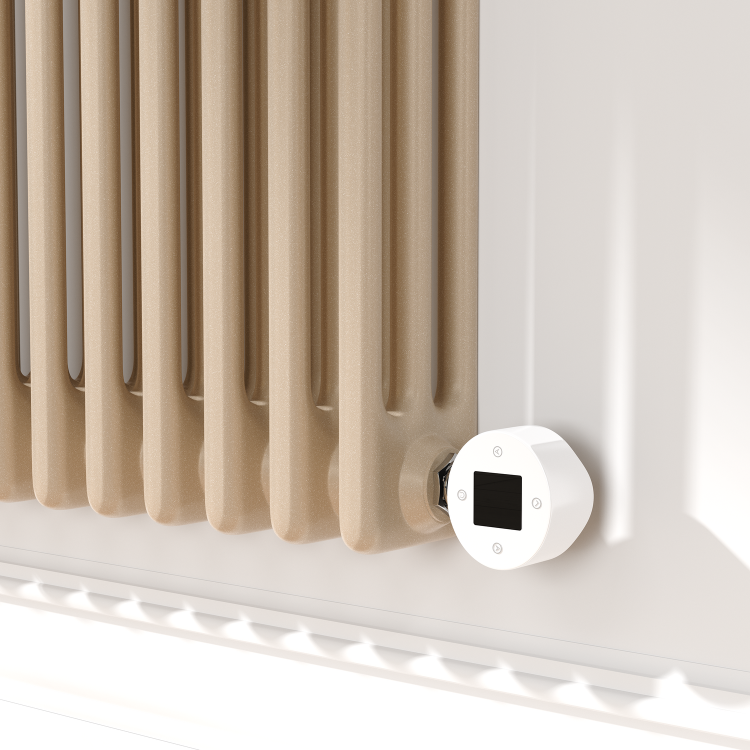 Cleopatra Horizontal Smart Electric Radiator with Wi-Fi Thermostat - 1.2KW - H400xW1190 - Bathroom Safe