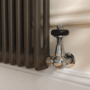 Reggio Russet Horizontal Double Column Traditional Radiator 600x1010mm 3462 BTU - Cast Iron Style