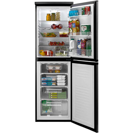 Refurbished Hoover HCF5172BK Freestanding 252 Litre 50/50 Fridge Freezer Black