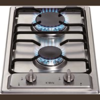 CDA HCG301SS 29cm Domino Two Burner Gas Hob Stainless Steel CDA HCG301SS 29cm Domino Two Burner Gas Hob Stainless Steel