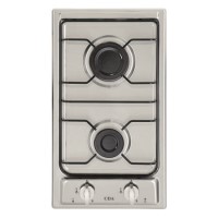 CDA HCG302SS 30cm 2 Burner Domino Gas Hob - Stainless Steel