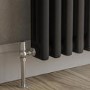 Reggio Midnight Black Horizontal Triple Column Traditional Radiator 300x605mm 1341 BTU - Cast Iron Style