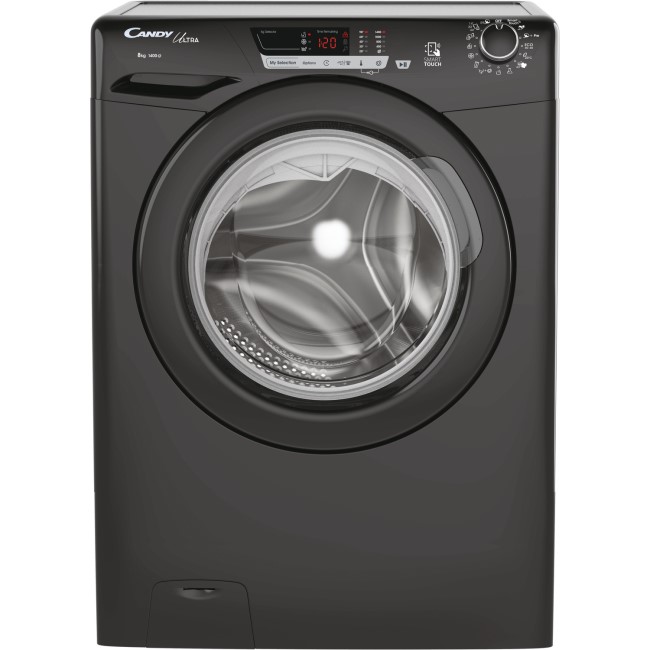 Candy Ultra 8kg 1400rpm Washing Machine - Black