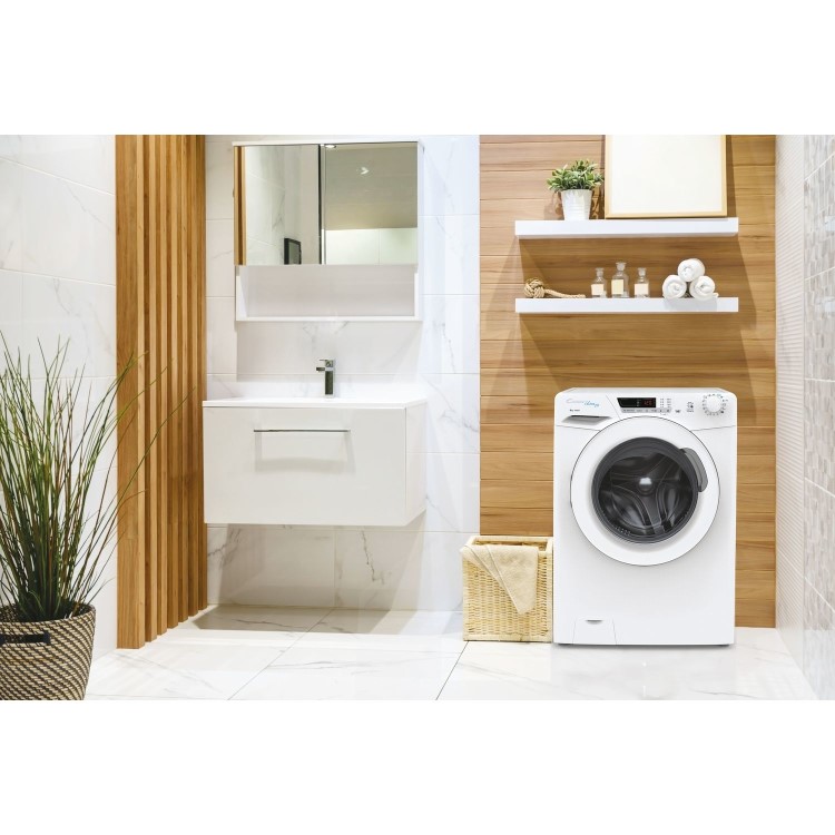 Refurbished Candy Ultra HCU1482DE/1-80 Freestanding 8KG 1400 Spin Washing Machine White