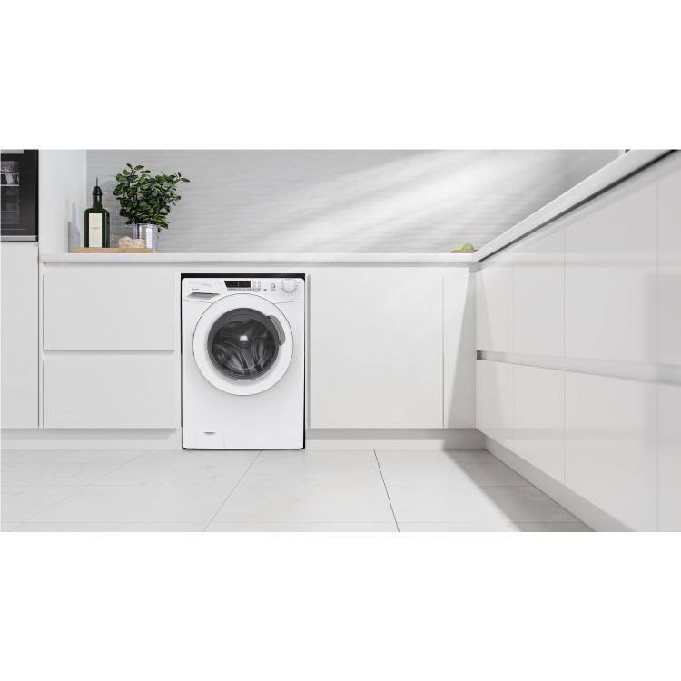 Refurbished Candy Ultra HCU1482DE/1-80 Freestanding 8KG 1400 Spin Washing Machine White
