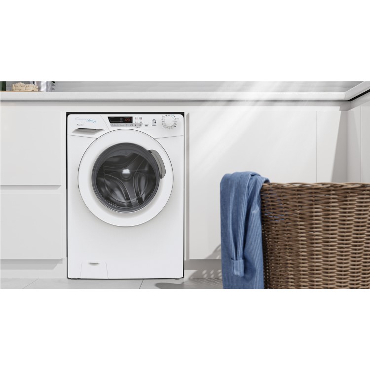 Refurbished Candy Ultra HCU1482DE/1-80 Freestanding 8KG 1400 Spin Washing Machine White