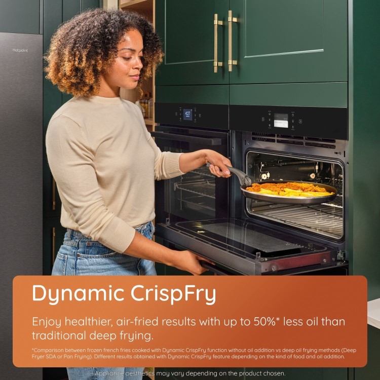 Hotpoint Class 6 Built-In Compact Combination Microwave Oven - Black