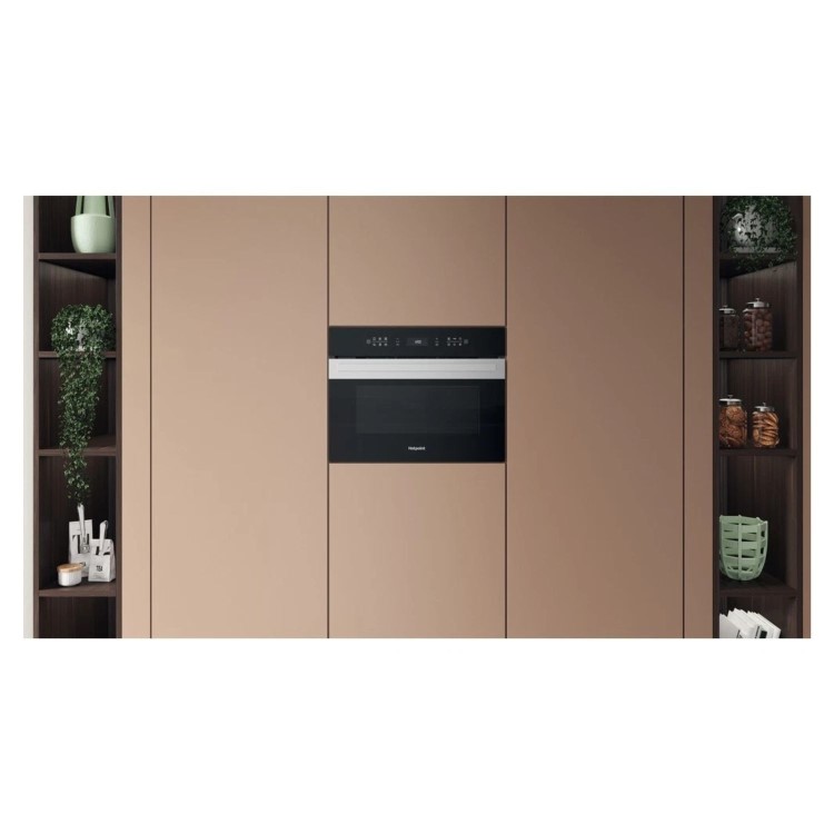 Hotpoint Built-In Microwave & Grill – Stainless Steel