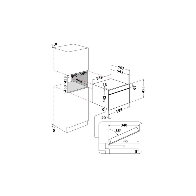Hotpoint Built-In Microwave & Grill – Stainless Steel