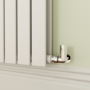 Riace White Horizontal Flat Designer Radiator 800x884mm Double Panel 3342 BTU