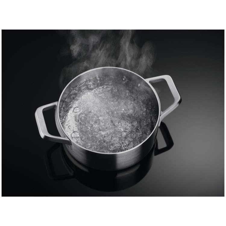 Refurbished AEG HDB95623NB 8000 Series Dual Fuel Hob with 3 Induction Zones and 2 Gas Burners