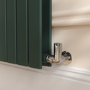 Riace Evergreen Horizontal Flat Designer Radiator 600x1156mm Double Panel 4370 BTU