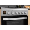 Hotpoint 50cm Double Cavity Gas Cooker with Lid - Silver