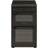 Hotpoint 50cm Electric Cooker - Black Hotpoint 50cm Electric Cooker - Black