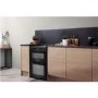Hotpoint 50cm Electric Cooker - Black