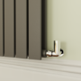 Riace Anthracite Horizontal Flat Designer Radiator 800x408mm Double Panel 1542 BTU