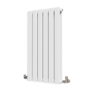 Riace White Horizontal Flat Designer Radiator 800x408mm Double Panel 1542 BTU