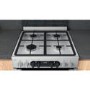Refurbished Hotpoint HDM67G8C2CX 60cm Double Oven Dual Fuel Cooker Stainless Steel