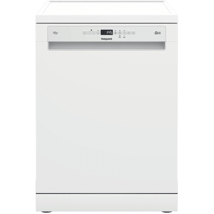 Refurbished Hotpoint H7FHP33UK 15 Place Freestanding Dishwasher White