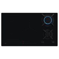 AEG 8000 Series Dual Fuel Hob with 3 Induction Zones and 2 Gas Burners