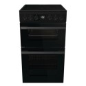 A2/HDCEC5C10B Refurbished Hisense HDCEC5C10B 50cm Electric Cooker Black