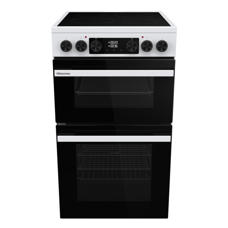 Hisense 50cm Electric Cooker with Air Fry - White
