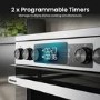 Hisense 60cm Electric Cooker - White