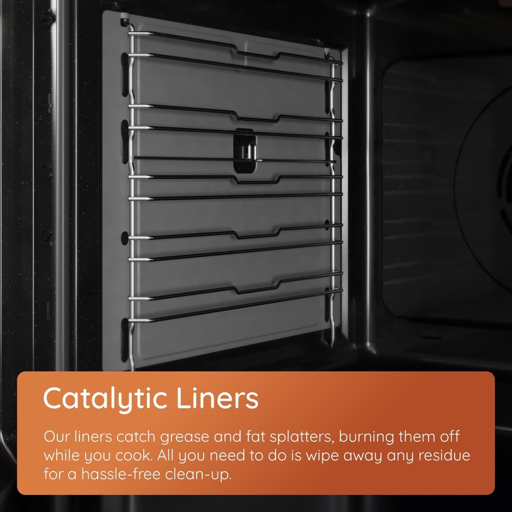 Self cleaning catalytic liners.