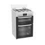 Hotpoint 60cm Dual Fuel Cooker - White