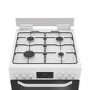 Hotpoint 60cm Dual Fuel Cooker - White