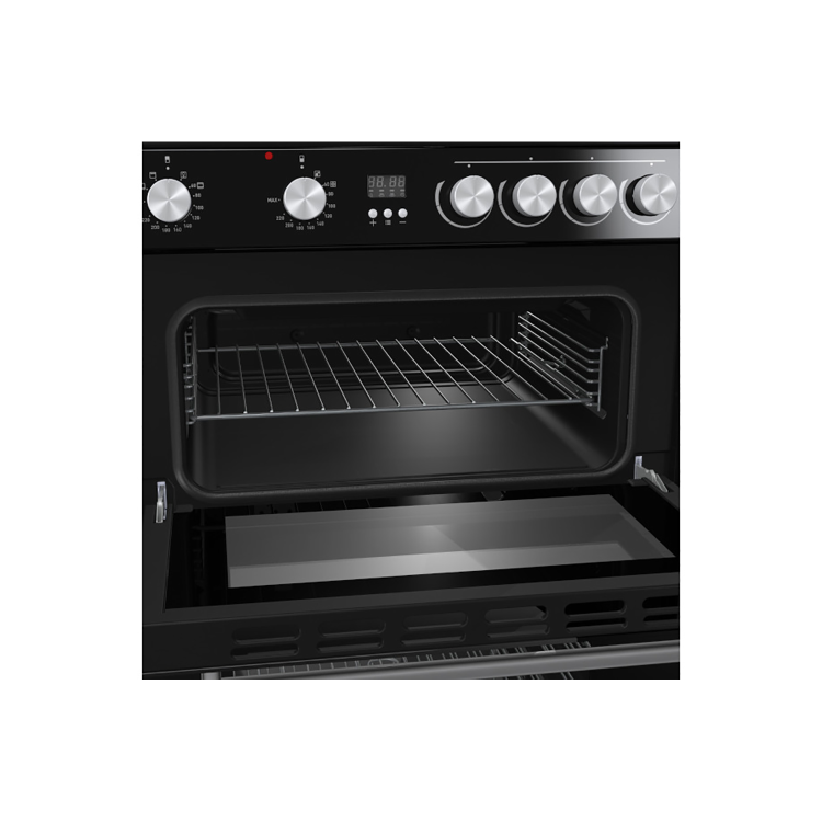 Refurbished Hisense HDE3211BBUK 60cm Electric Cooker Black