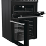 Refurbished Hisense HDE3211BBUK 60cm Electric Cooker Black