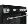 Refurbished Hisense HDE3211BBUK 60cm Electric Cooker Black