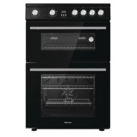 Refurbished Hisense HDE3211BIBUK 60cm Electric Cooker Black