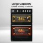 Refurbished Hisense HDE3211BIBUK 60cm Electric Cooker Black