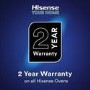 Refurbished Hisense HDE3211BIBUK 60cm Electric Cooker Black