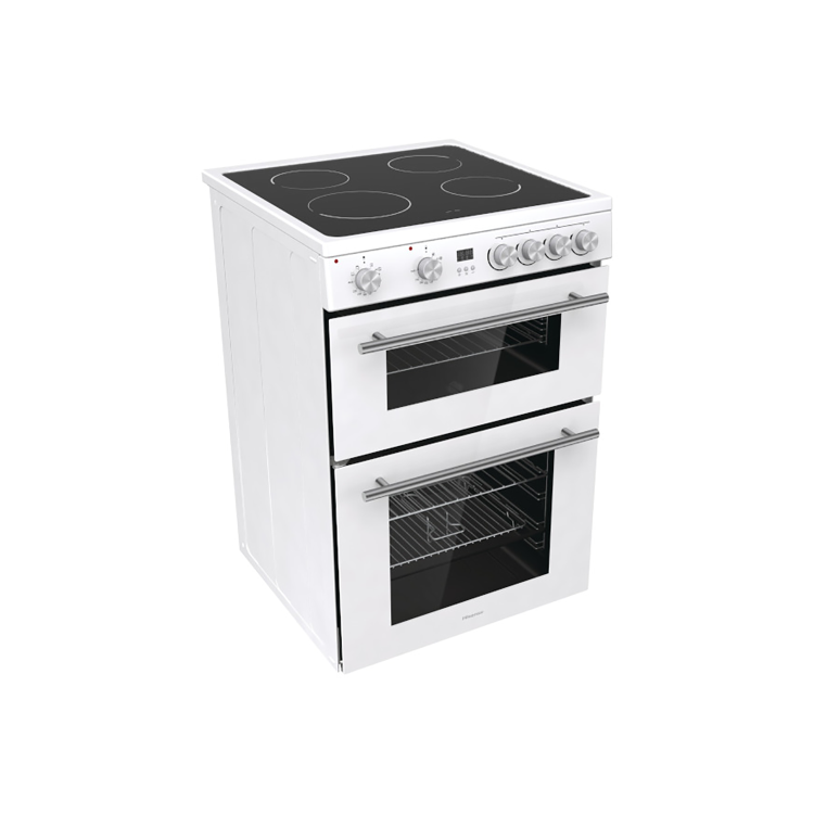 GRADE A1 - Hisense 60cm Electric Cooker - White