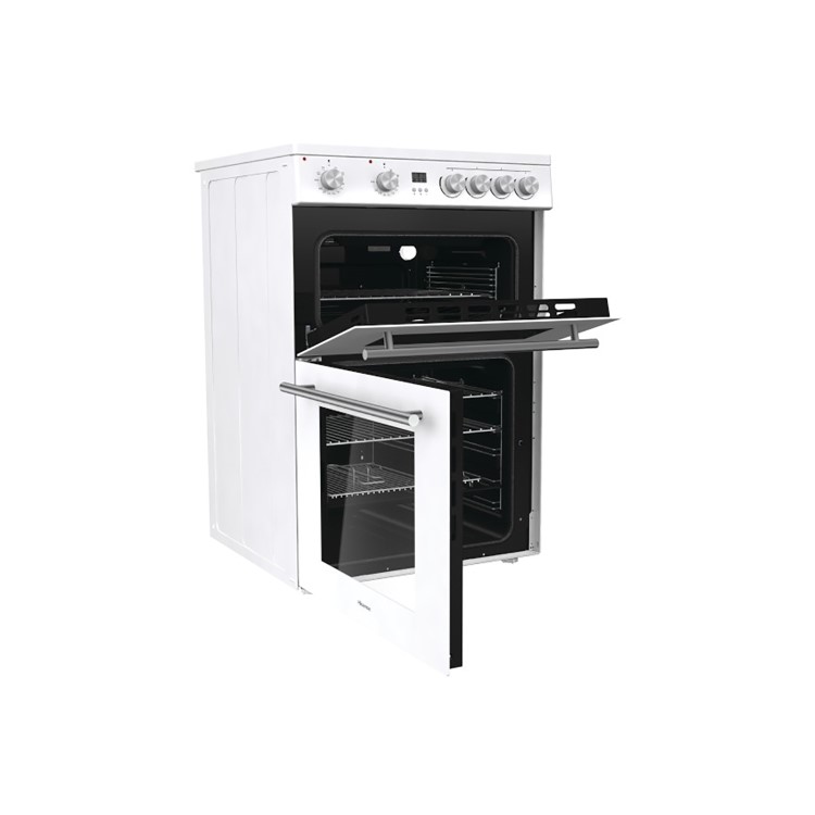 GRADE A1 - Hisense 60cm Electric Cooker - White