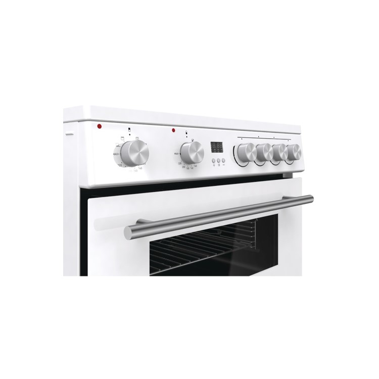 GRADE A1 - Hisense 60cm Electric Cooker - White