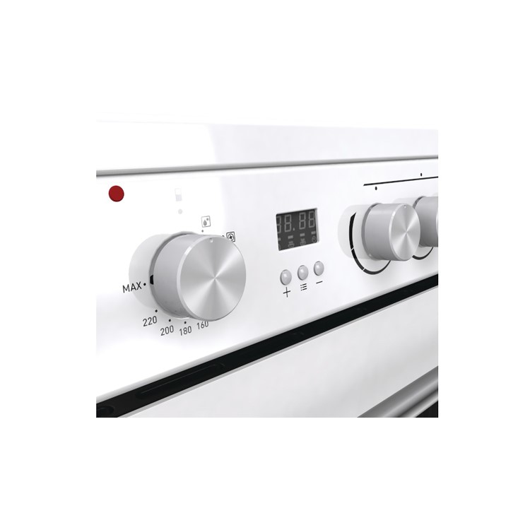 GRADE A1 - Hisense 60cm Electric Cooker - White