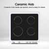 Hisense HDE3211BWUK 60cm Electric Cooker - White