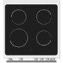 GRADE A1 - Hisense 60cm Electric Cooker - White