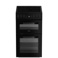 Hotpoint 50cm Electric Cooker - Black Hotpoint 50cm Electric Cooker - Black