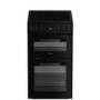 Hotpoint 50cm Electric Cooker - Black