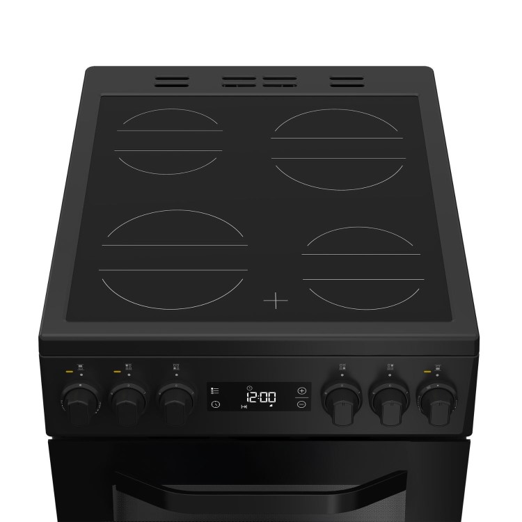 Hotpoint 50cm Electric Cooker - Black