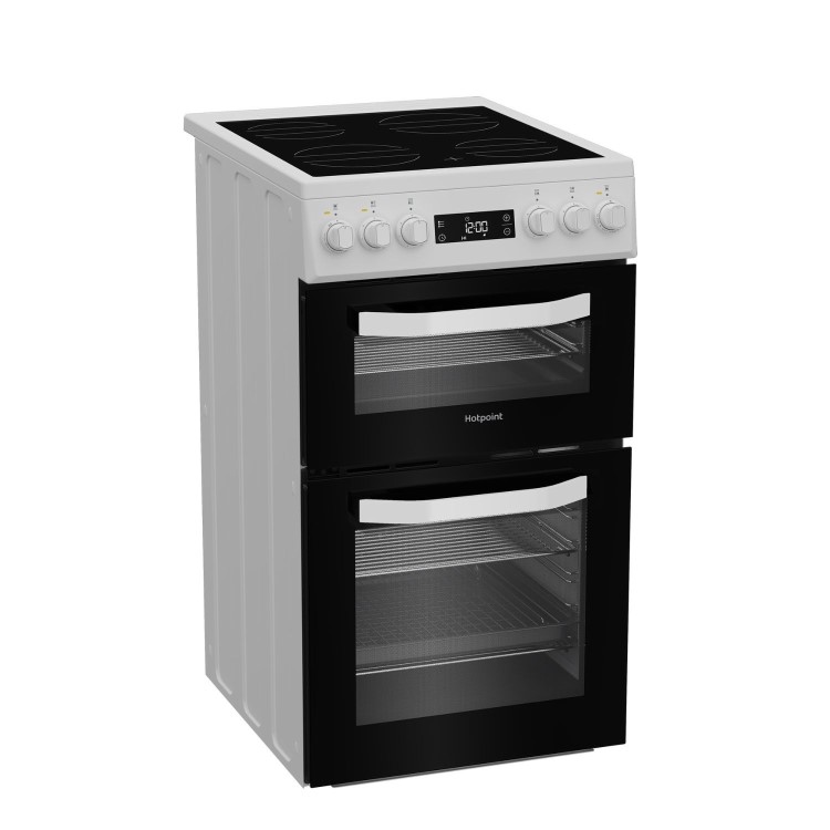 Hotpoint 50cm Electric Cooker - White